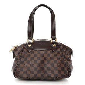 AUTHENTIC LOUIS VUITTON Damier Ebene Verona PM Shoulder Bag